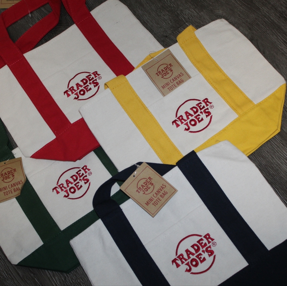 Trader Joe's Canvas Tote Bags